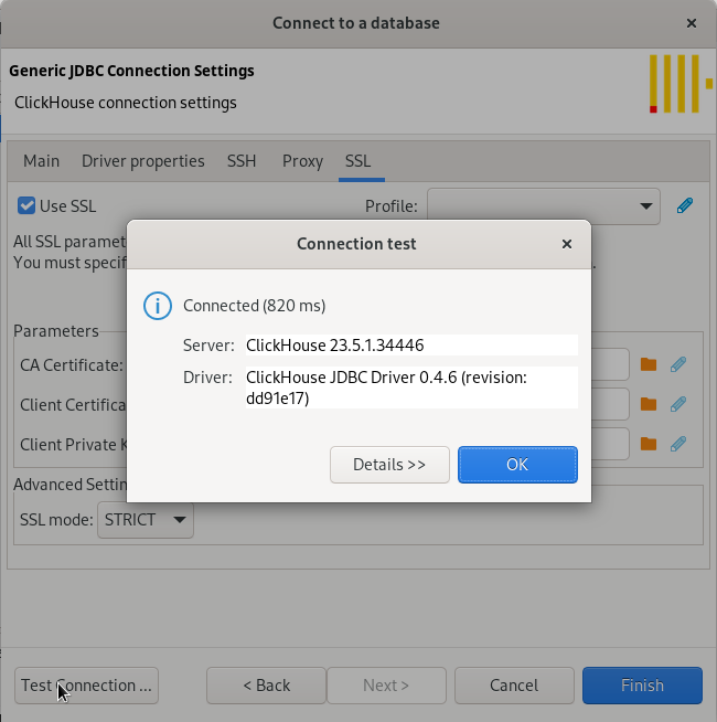 Проверка соединения